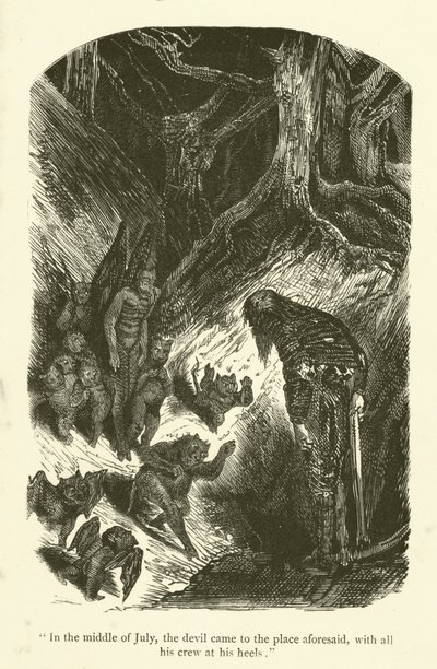 Illustration für die Werke von Rabelais von Gustave after Dore